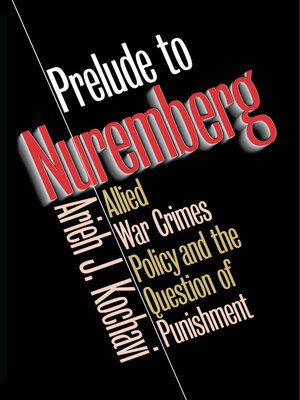 cover image of Prelude to Nuremberg